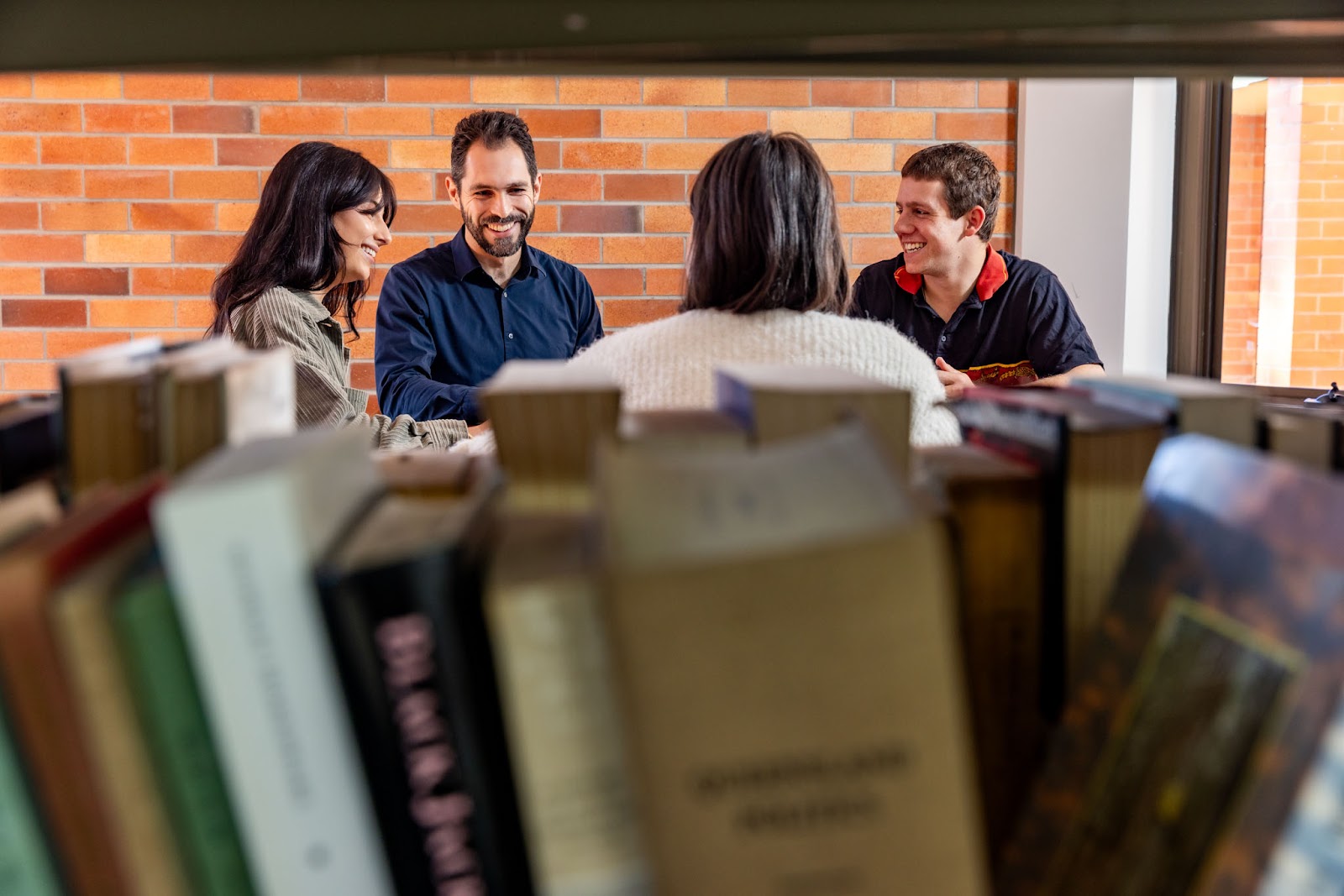Students in a tutorial with their Tutor