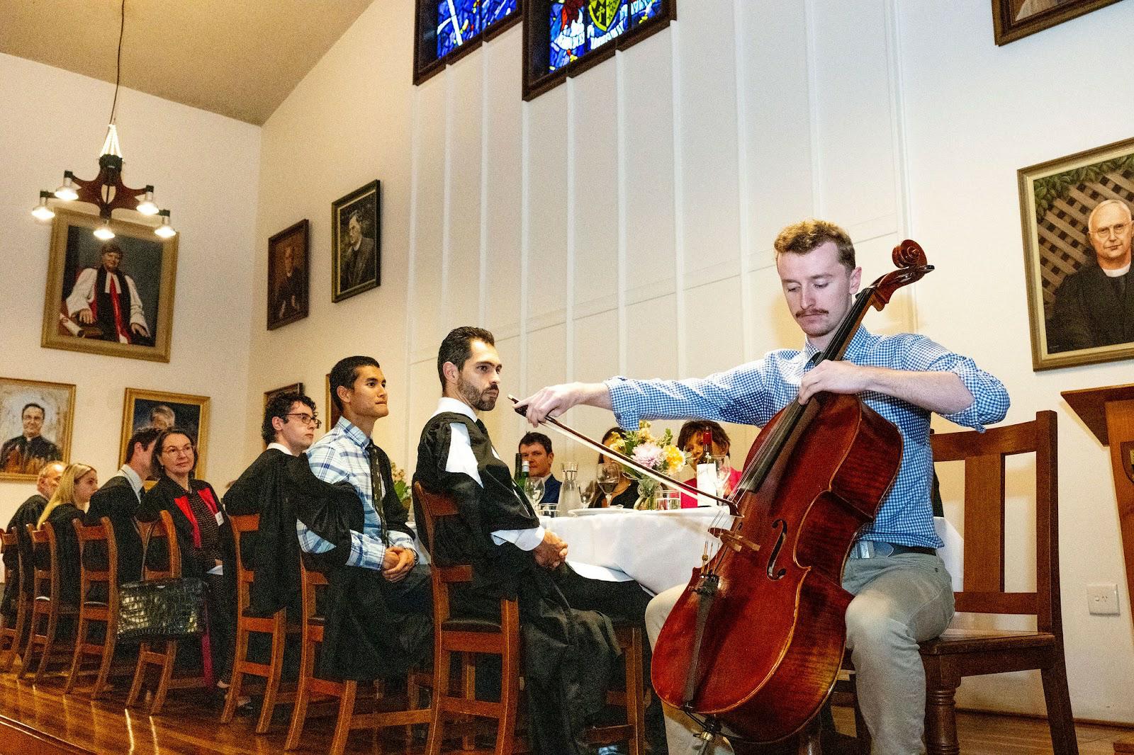 Students performing