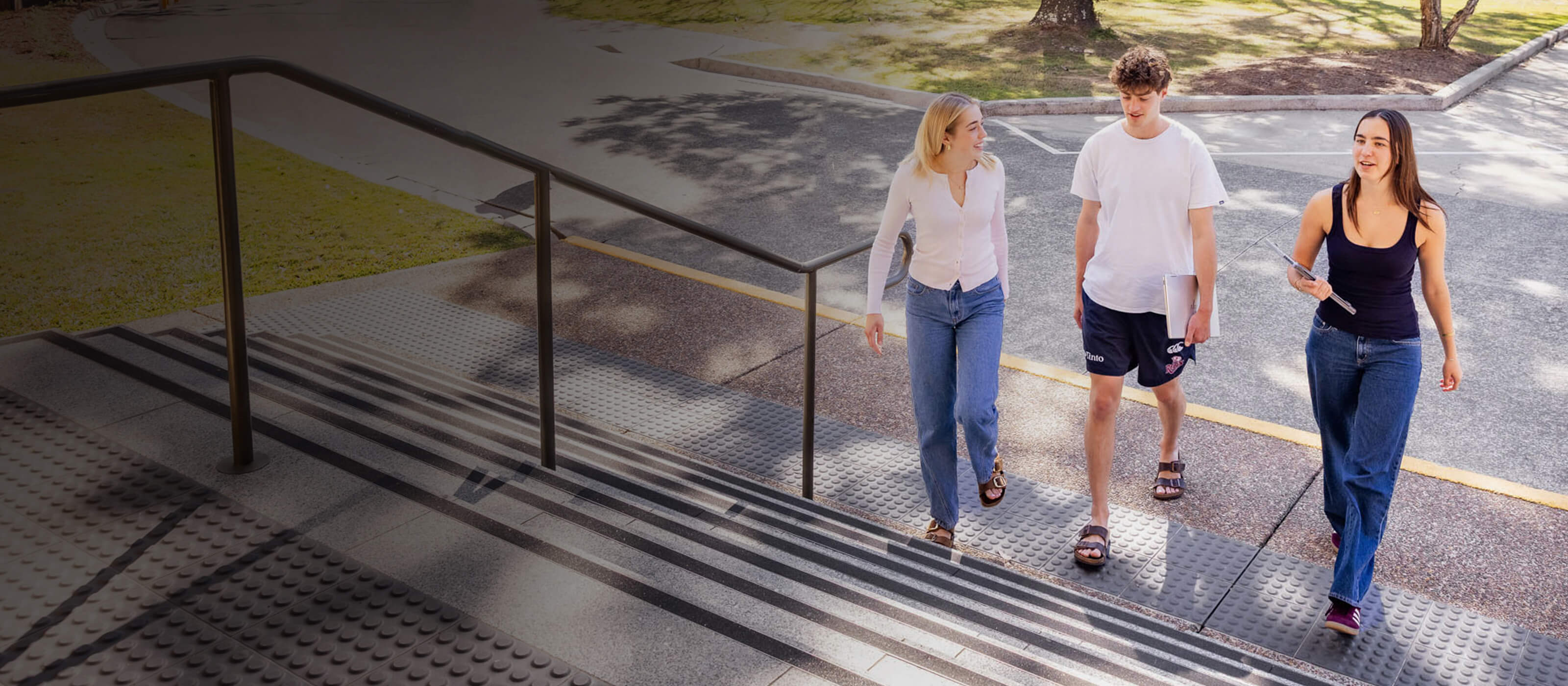 Students entering St John's College