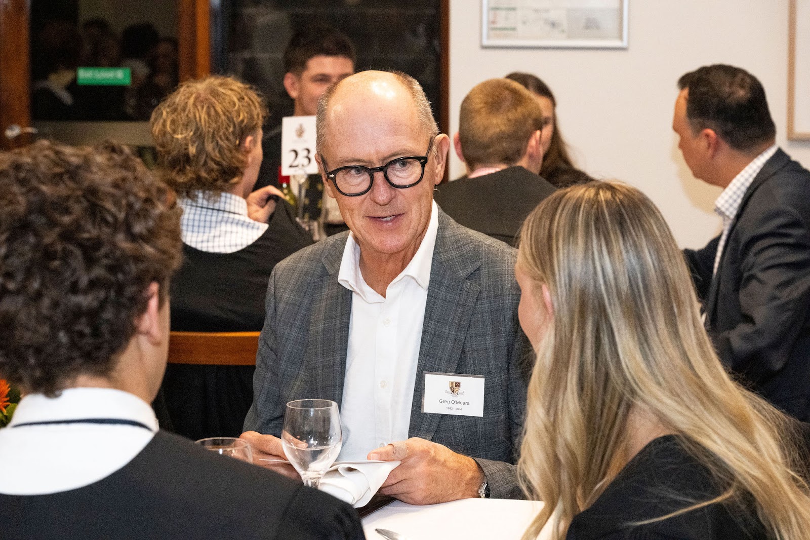 Students at an Academic Dinner