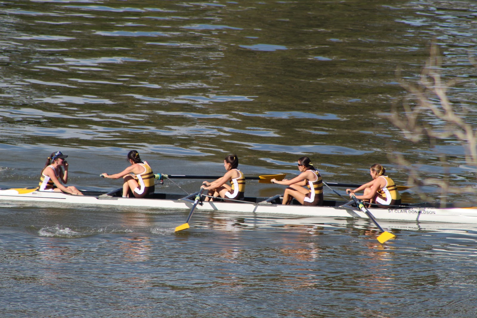 Rowing on the river