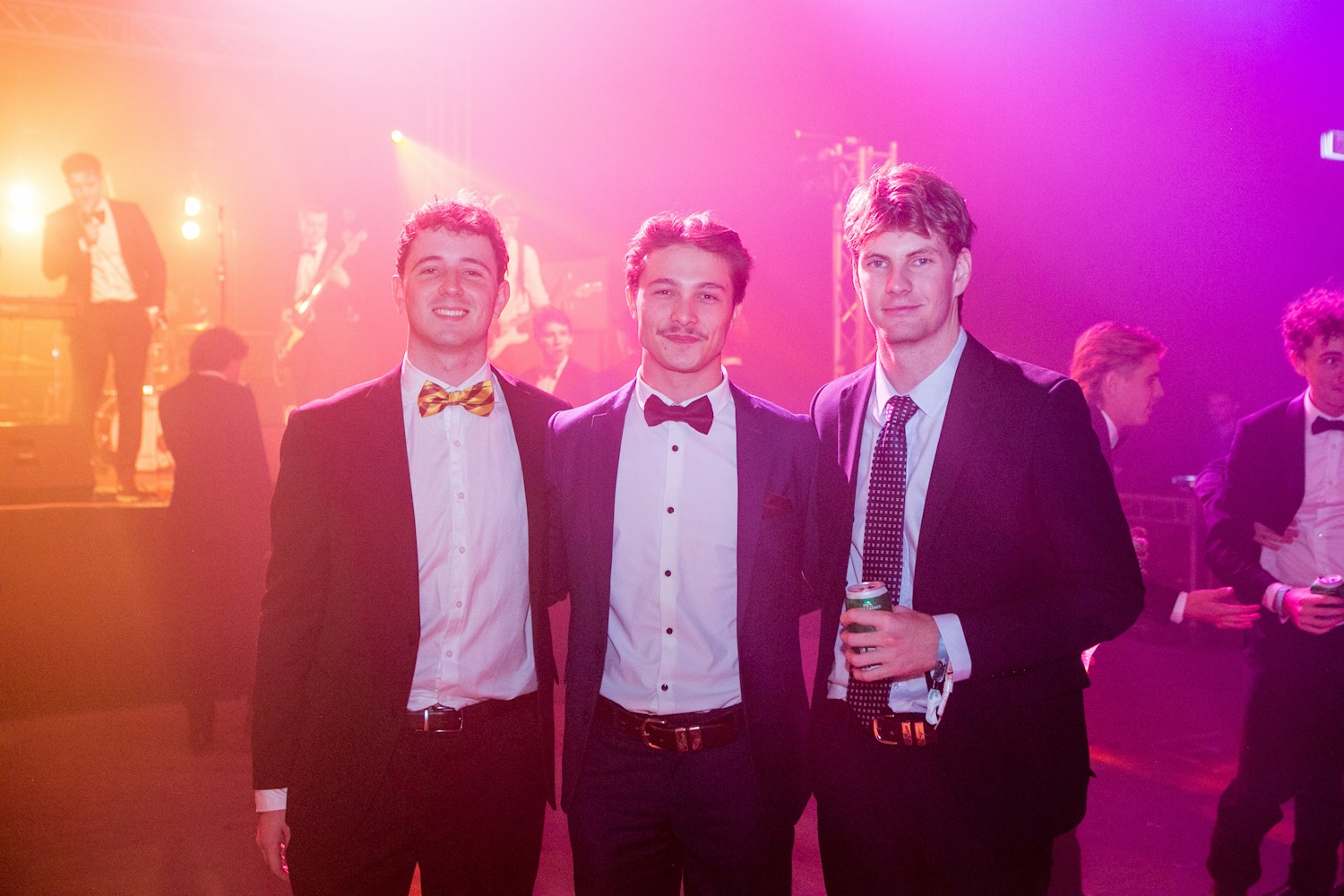 Students at an event